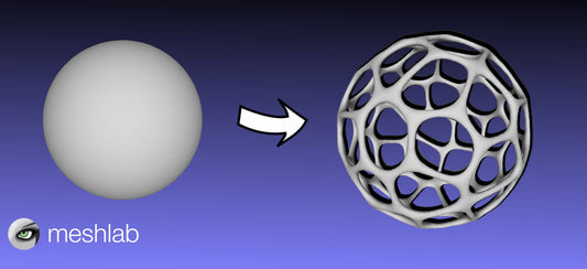 How To Create a Voronoi Sphere in MeshLab